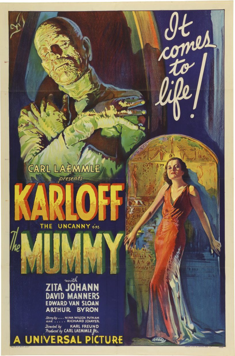 A „The Mummy” filmplakát Sotheby’s Halloween-aukciója rekordokat dönt