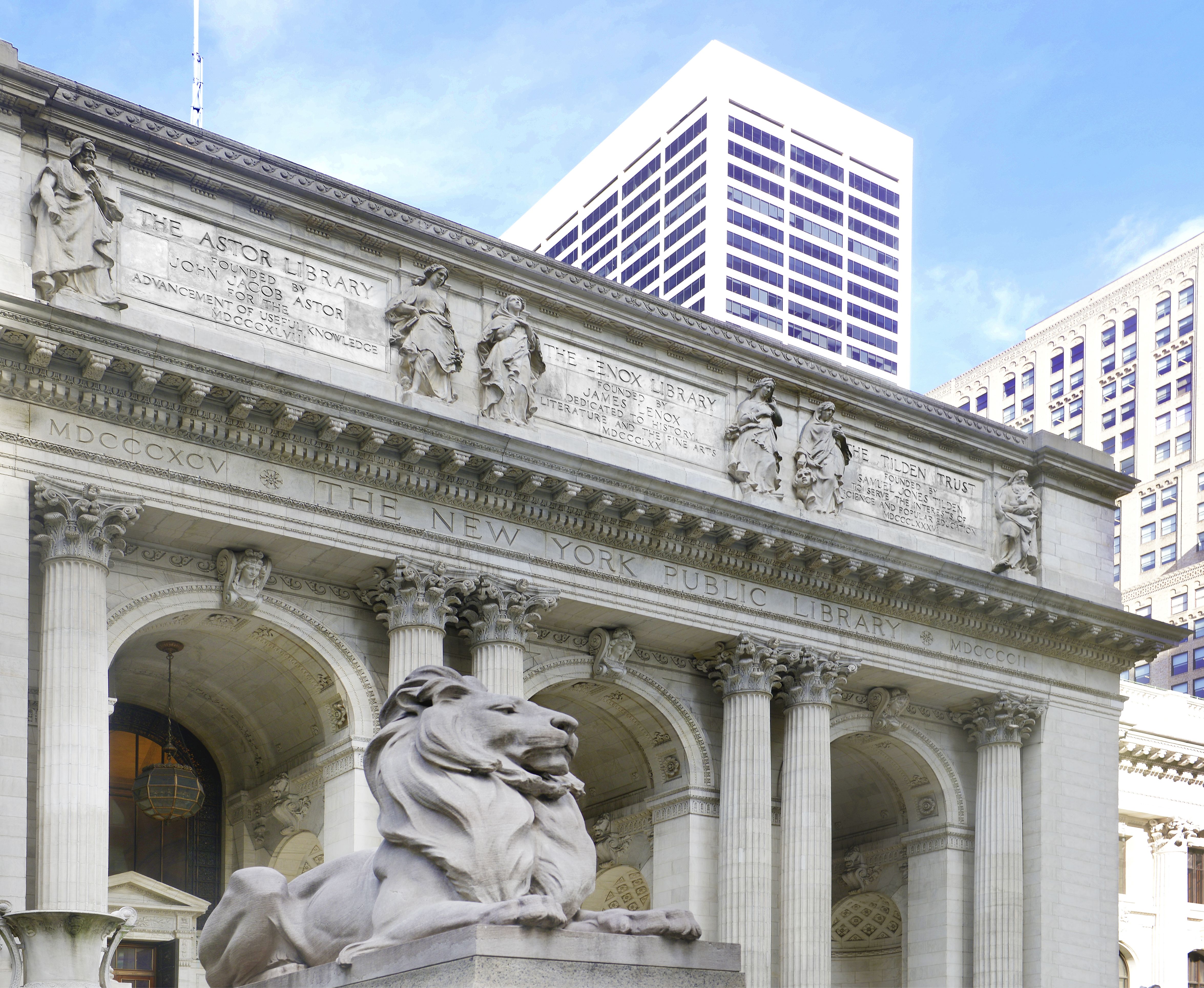 New York Public Library Lions primește un lifting de nouă săptămâni