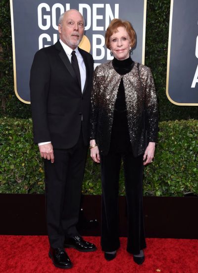   Brian Miller ja Carol Burnett vuoden 2020 Golden Globe -kilpailuissa