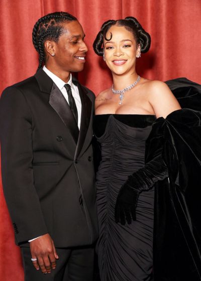   A$AP Rocky ja Rihanna
80. vuotuinen Golden Globe Awards, Inside, Beverly Hilton, Los Angeles, USA – 10. tammikuuta 2023