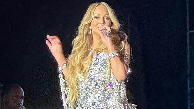 Mariah Carey orbește în rochie mini argintie pentru spectacolul Mândriei: fotografii