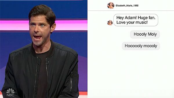 Adam Levine și DM-ul viral al lui Armie Hammer au luat joc de schița „Send Something Normal” de la „SNL”