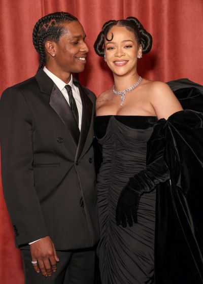   A$AP Rocky และ Rihanna
รางวัลลูกโลกทองคำประจำปีครั้งที่ 80, Inside, Beverly Hilton, Los Angeles, USA - 10 ม.ค. 2023