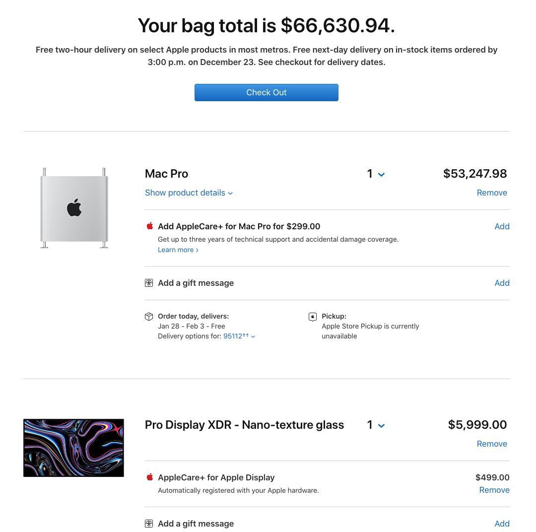 Apple jaunā Mac Pro darbvirsmas izmaksas ir līdz pat 50 000 USD - vairāk nekā Tesla Cybertruck