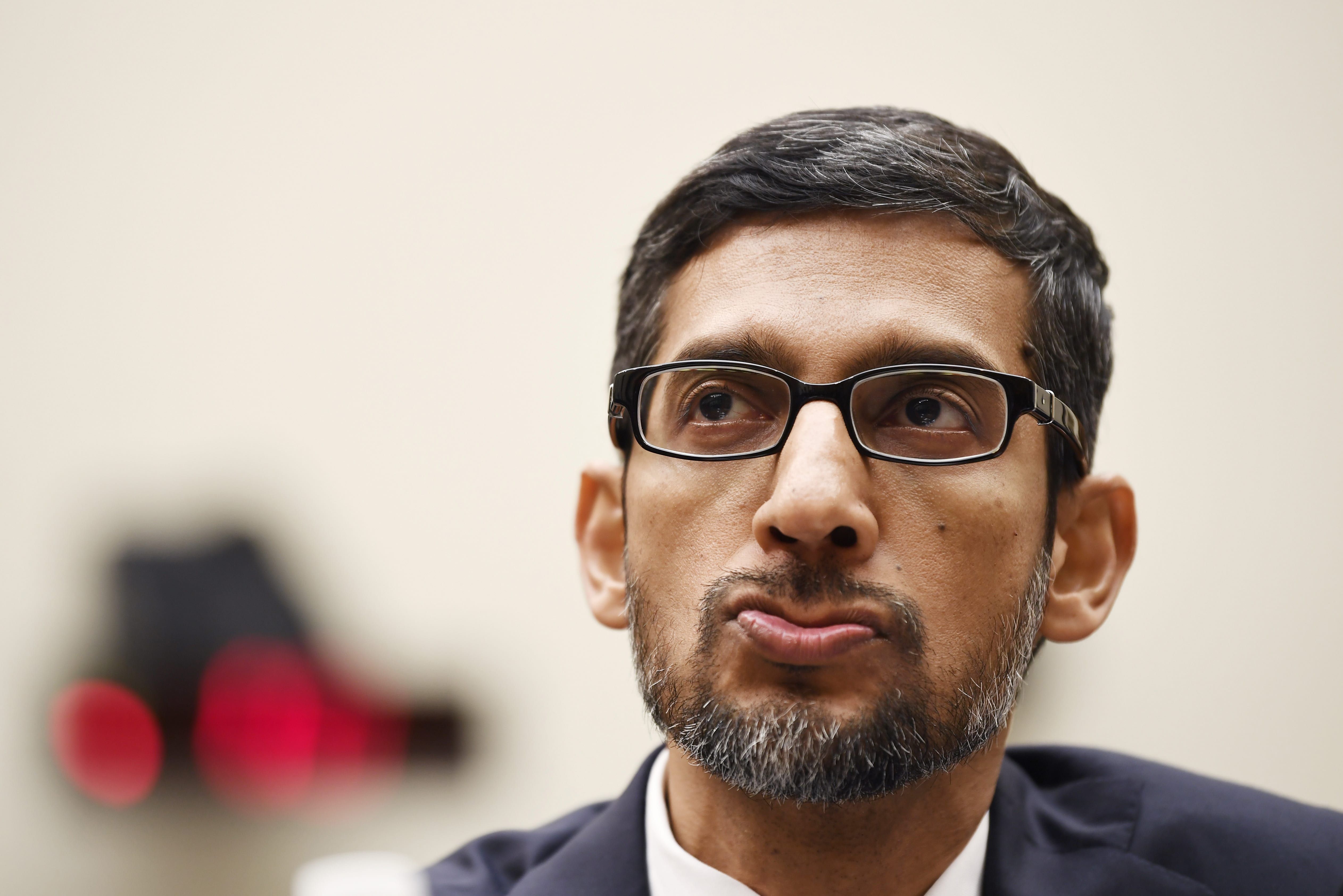 Google-CEO Sundar Pichai kämpft um die Verteidigung des Monopols bei Big-Tech-Anhörungen
