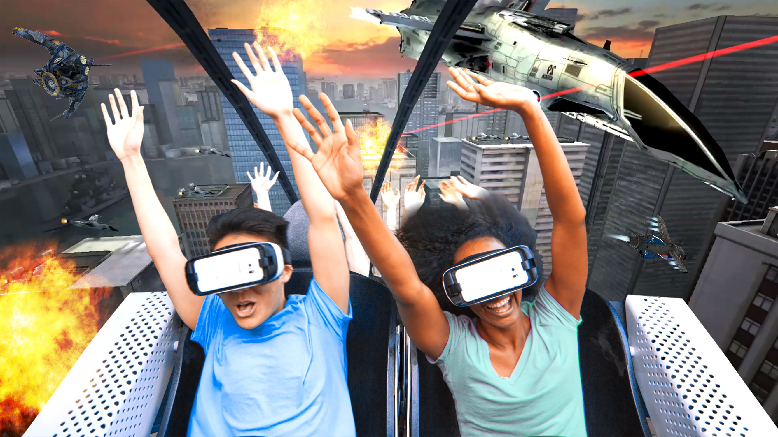 9 Six Flags Achterbahnen werden bereits in diesem Monat mit Virtual Reality ausgestattet