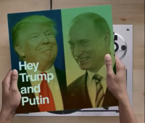 Tämä parodia Trump / Putin Facebook Friendship Anniversary Video on villi