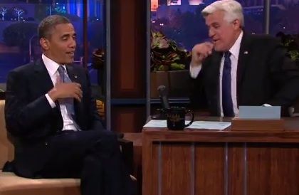 Barack Obama e Jay Leno (NBC)